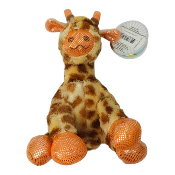 Winkeez Andrew Giraffe Stuffed Animal Toy 8" Plush Orange Sparkle Eyes NOS 2017 - Picture 13 of 14